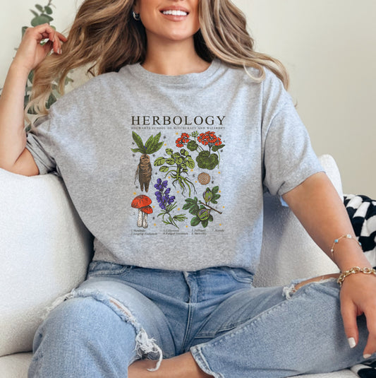 Herbology Hogwarts Shirt (Sports Grey)