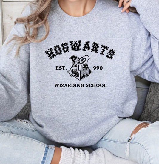 Hogwarts Sweatshirt (sport grey)