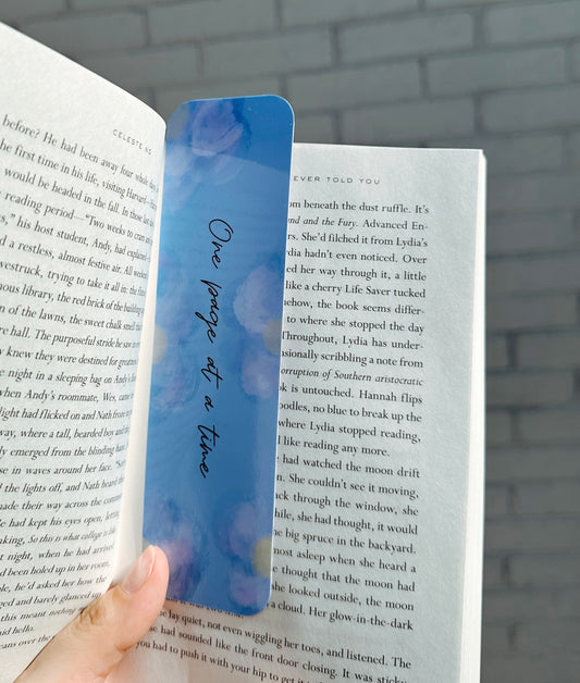 One page at a time Bookmark