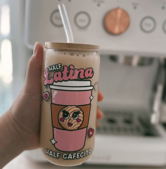 Half Latina Half Cafecito Cup